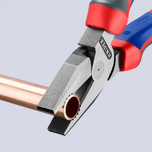 Miniatura 8 de KNIPEX Herramientas - Alicates combinados de alto apalancamiento, multicomponente (202200), 8 pulgadas