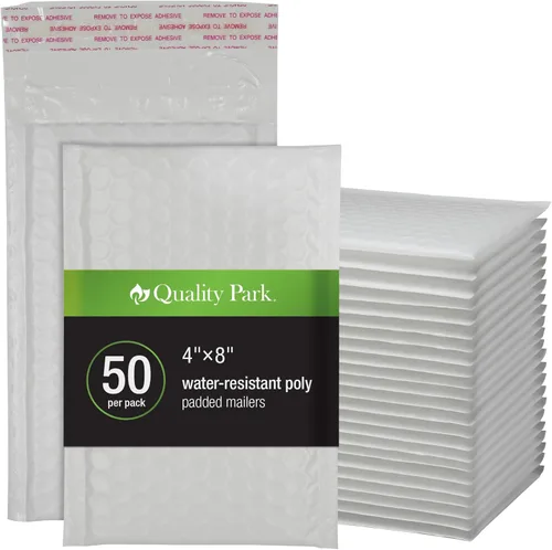 Miniatura 20 de Quality Park Sobres de burbujas, 6 x 9 pulgadas, sobres de polietileno blancos, sobres acolchados, sobres de envío, resistentes al agua