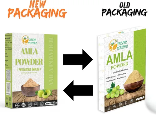 Miniatura 2 de Herbs Botanica Natural Amla Powder (grosella espinosa india, amalaki), polvo de fruta natural pura con vitamina C para el crecimiento del cabello