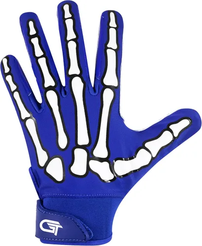 Miniatura 3 de Glorious Traders Adult & Youth Football Gloves - Ultimate Performance Booster with Super Sticky Grip Azul