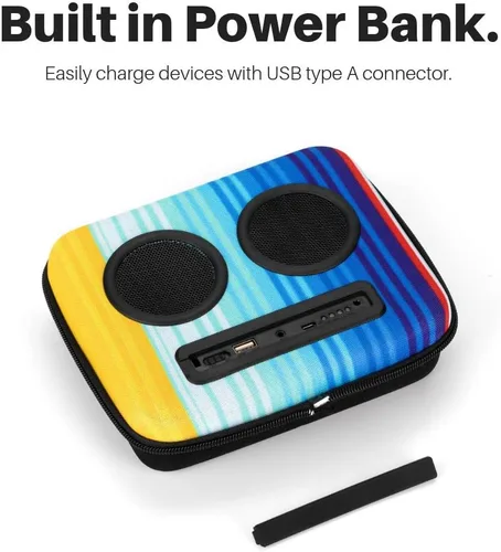 Miniatura 6 de Super Real El enfriador número 1 con altavoces y subwoofer (Bluetooth, 20 vatios) para fiestas/festivales/barco/playa. Enfriador de altavoces