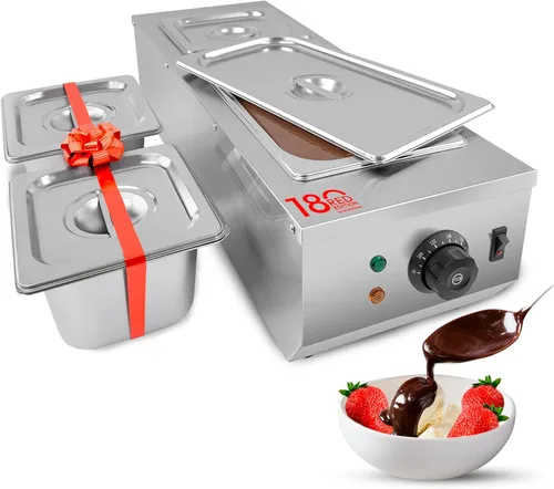 ALDKitchen - Olla para derretir chocolate, calentador eléctrico de alimentos, derretidor profesional de dulces, 110 V