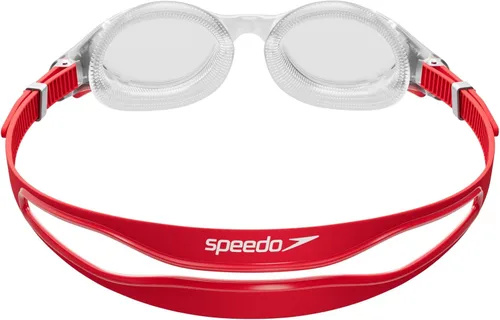 Miniatura 3 de Speedo Biofuse 2.0 - Gafas de natación unisex para adultos Rojo alimentado/plata/transparente
