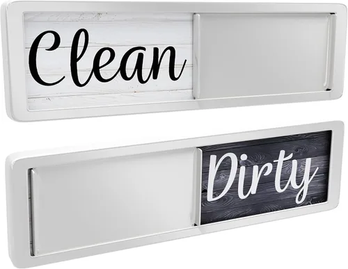 Imán para lavavajillas Clean Dirty Sign, imán de limpieza sucia para lavavajillas, decoración rústica de cocina de granja, indicador magnético para
