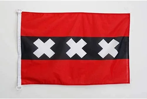 Miniatura 104 de Bandera náutica del Capitán Morgan Pirata 18'' x 12'' – Calavera Piratas banderas 11.8 x 17.7 in – Banner 12x18 in para barco – AZ FLAG