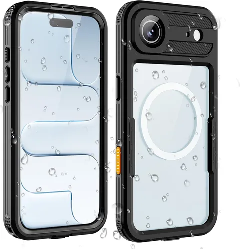 Miniatura 13 de Funda para teléfono impermeable Compatible con iPhone 17 Pro, funda de cuerpo completo IP68 impermeable a prueba de golpes y polvo con protector