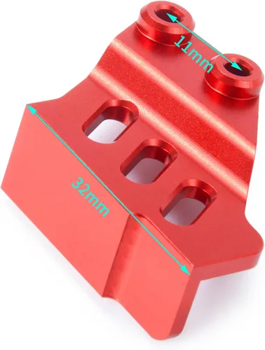 Miniatura 4 de Aluminio 7075 Placa de protección de cadena para LOSI 1/4 Promoto-MX motocicleta FXR (rojo)