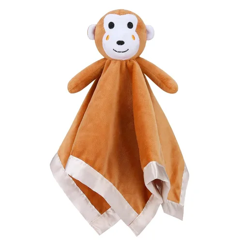 Miniatura 13 de Pro Goleem Loveys para Bebés - Manta de seguridad suave para bebés, juguete para acurrucarse, animales de peluche para recién nacidos, regalos de Q