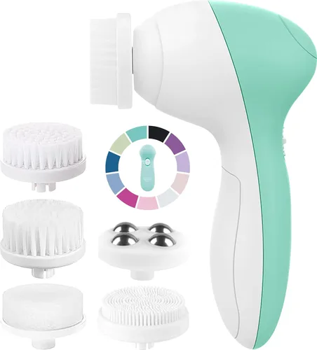 Miniatura 9 de Cepillo de Limpieza Facial Exfoliante para el Rostro Limpiador Exfoliante para el Cuidado de la Piel Lavado para Mujeres Niñas Exfoliante Eléctrico