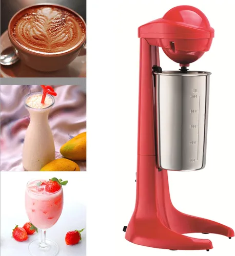 Miniatura 8 de Batidora eléctrica de dos velocidades y mezclador de bebidas, mezclador eléctrico de bebidas maestro, bloqueo de seguridad, 16.9 onzas, práctico