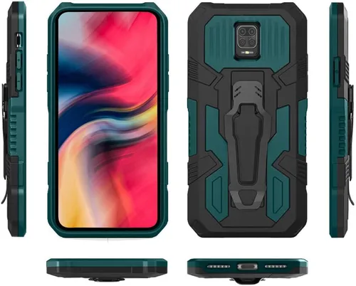 Miniatura 7 de Funda para Xiaomi Redmi Note 9s/9 Pro, con [2 unidades] Protector de pantalla de vidrio templado de grado militar híbrido de alta resistencia