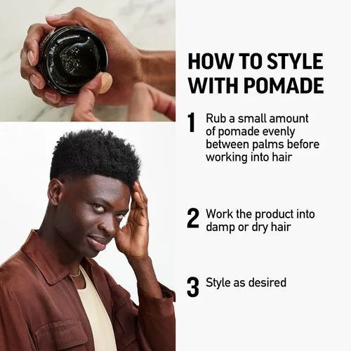 Miniatura 4 de American Crew Pomada para cabello de hombre, como gel para el cabello con fijación media y alto brillo, tamaño de viaje, set de regalo en dúo