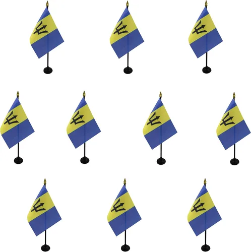 Miniatura 37 de AZ FLAG - Bandera de mesa Colombia de 4 x 6 pulgadas - Mini bandera colombiana de escritorio 100% poliéster 5.9 x 3.9 in - Cartel de oficina