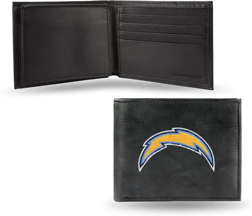 Miniatura 32 de Rico Industries Billetera de cuero bordada para hombre de la NFL