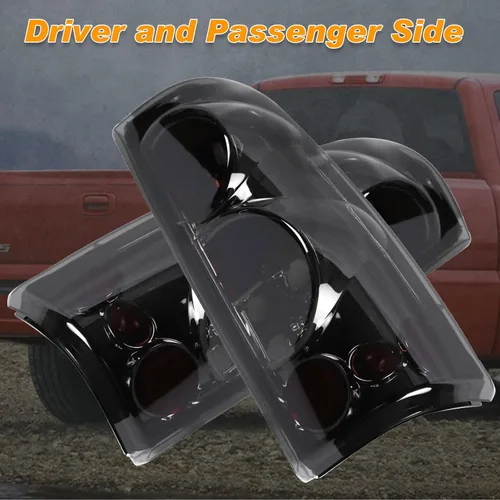 Miniatura 5 de Luz trasera compatible con Chevy Silverado 1999-2006 1500 2500 3500 2007 Classic, 1999-2002 GMC Sierra 1500 2500 3500 luces traseras laterales