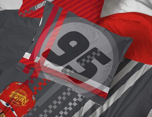 Miniatura 6 de Jay Franco Disney Pixar Cars - Juego de edredón individual de 5 piezas, edredón, sábanas y fundas de almohada con ropa de cama infantil Lightning