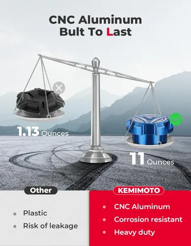 Miniatura 3 de KEMIMOTO Tapa de gasolina compatible con Polaris Slingshot 2015-2026, tapa de gas de aluminio CNC, tapa de depósito de combustible, accesorios