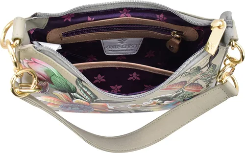 Miniatura 5 de Anuschka Hobo convertible pequeño pintado a mano para mujer