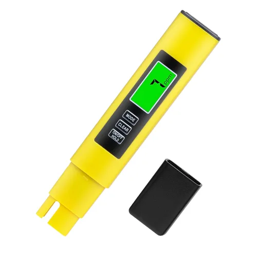 Miniatura 8 de Medidor digital TDS 4 en 1: probador de calidad del agua CE, temperatura (℃/℉) y 0-9999 ppm para agua potable, acuarios y sistemas RO-RODI (blanco)