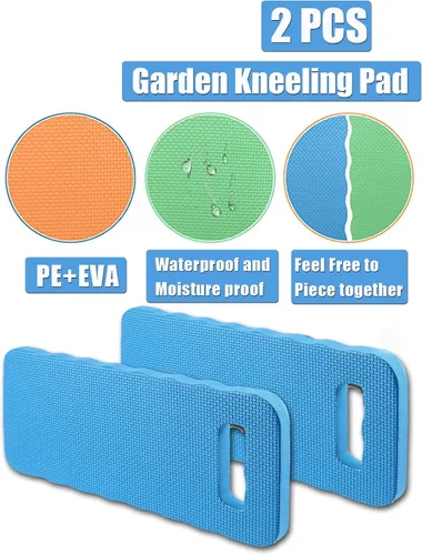Miniatura 2 de YWSHF 2 piezas Almohadillas de rodillas para jardín, almohadilla de rodillas de espuma impermeable para jardinería, limpieza, baño de bebé, yoga