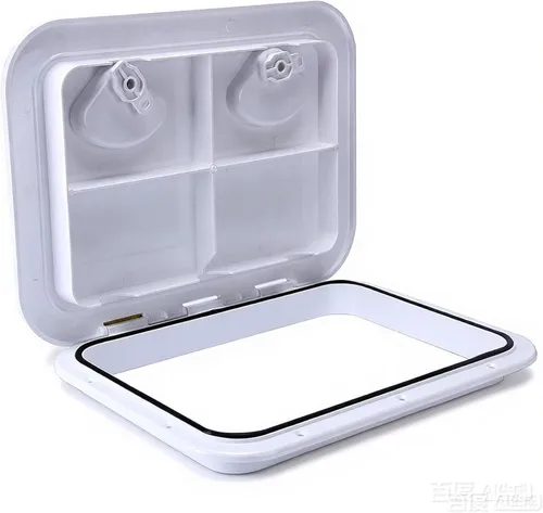 YaeMarine Marine Boat Deck Access Hatch & Lid for Boat Marine Caravan RV Blanco