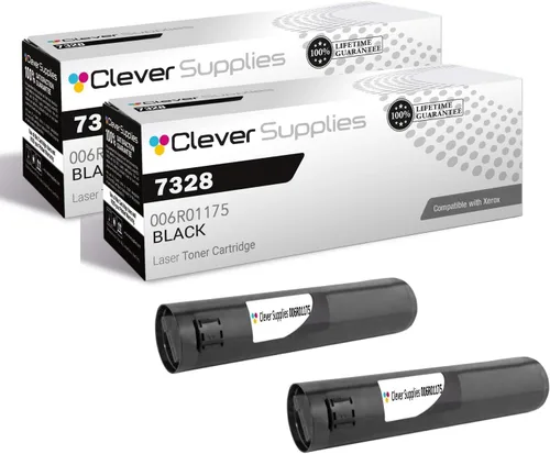 Miniatura 256 de CS compatible Xerox Phaser 6510/WorkCentre 6515 (106r03480) 2 cartuchos de tóner negro para Phaser 6510, WorkCentre 6515 2 negro