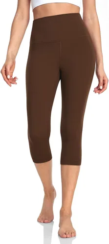 Miniatura 2 de HeyNuts Leggings capri de yoga de cintura alta, con control de abdomen, pantalones de yoga recortados de 19 a 21 pulgadas