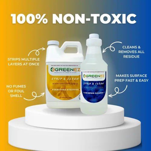 Miniatura 2 de Kit de Eliminación de Pintura para Muebles de GREENEZ Elimina Múltiples Capas de Pintura Removedor de Barniz y Epoxi Removedor de Pintura