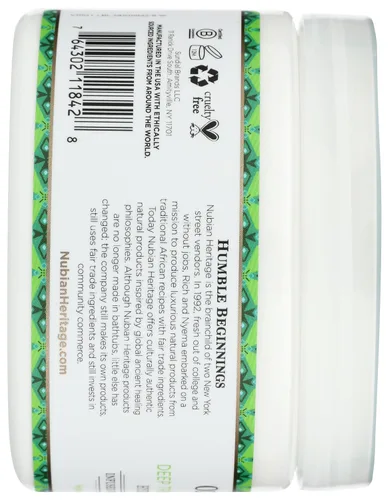 Miniatura 4 de Aceite de oliva, mascarilla vegana de tratamiento profundo, 12 oz (340 g), Nubian Heritage