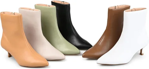 Miniatura 5 de Journee Collection Botines de tacón de gatito de ancho medio y ancho para mujer