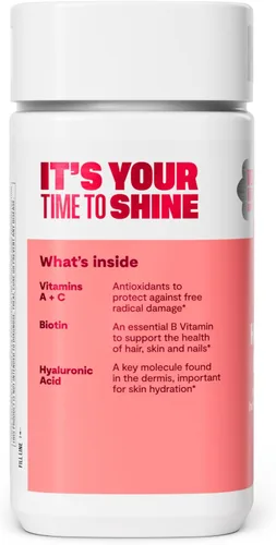 Miniatura 3 de Suplemento Habit para cabello, piel y uñas (60 cápsulas), nuevo aspecto, apoya la hidratación de la piel, la fuerza del cabello y las uñas, biotina