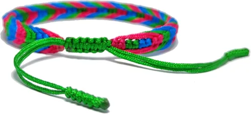 Miniatura 5 de LAMIBEE Pulsera tibetana con diseño de pansexualidad bisexual LGBT Proud Love Brazaletes de cuerda de amuleto y bohemio para mujeres y hombres