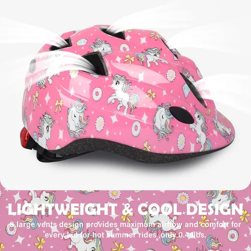 Miniatura 5 de Casco de bicicleta para niños pequeños, cascos ajustables para niños y niñas de bebé a niños (edad 1-8), multideportes para patinaje de bicicleta