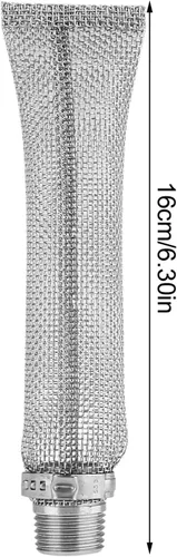 Miniatura 3 de Filtro de cerveza de acero inoxidable, pantalla de hervir puré y atún, herramienta de filtro de cerveza Brew Hop para cerveza casera hervidor