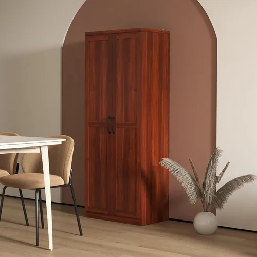 Miniatura 2 de HOMCOM Despensa de cocina de 2 puertas de 63", armario de almacenamiento independiente con estantería de 5 niveles y 2 estantes ajustables