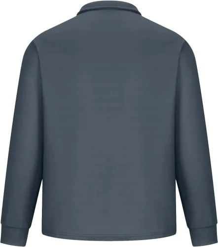 Miniatura 4 de Men's Casual Classic Sweatshirt Tops Button V Stand Collar Shirts Pullover Long Sleeve Basic Fit Trendy Sweatshirts