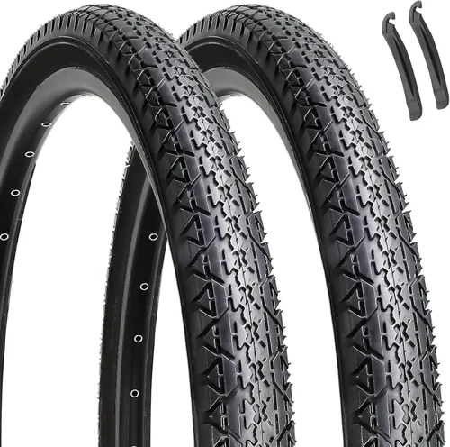 Hycline Neumáticos de bicicleta Cruiser de 26 "x2.125": neumáticos de repuesto plegables de 26 pulgadas para crucero de playa y bicicleta de viaje
