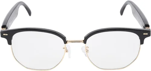 PUSOKEI Gafas inteligentes, gafas de sol de audio, micrófono y altavoz integrados, protección U V00, auriculares de oído abierto, control táctil y