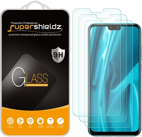 Supershieldz Protector de pantalla de vidrio templado diseñado para Huawei Y9 (2019), antiarañazos, sin burbujas