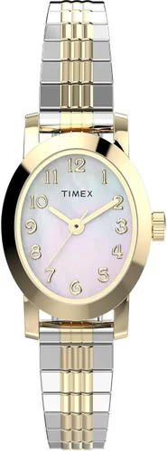 Miniatura 14 de Timex Cavatina - Reloj para mujer, esfera de nácar con caja dorada