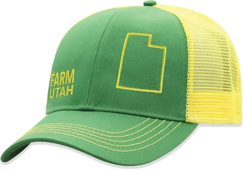 Miniatura 20 de John Deere Gorra de béisbol con logotipo y malla trasera con contraste, para hombre