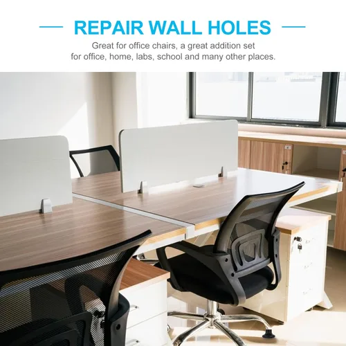 Miniatura 3 de NUOBESTY 5 ruedas para silla de oficina, ruedas de goma para silla de repuesto, ruedas para silla de silla, ruedas giratorias para ruedas fijas