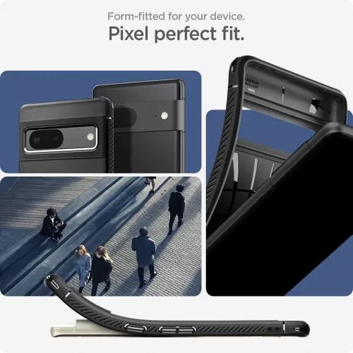 Miniatura 4 de Spigen Rugged Armor - Funda compatible con Google Pixel 7, color negro mate