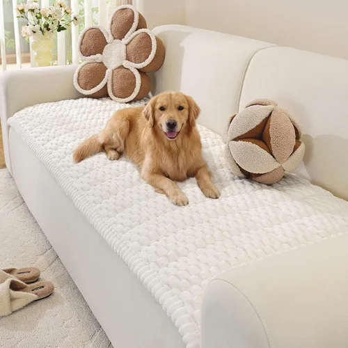 Miniatura 9 de Funda de sofá para perros, lavable, funda de sofá para mascotas, funda de sofá modular suave y mullida en forma de L, protector grueso apto