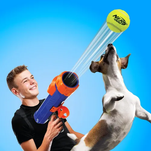 Miniatura 3 de Nerf Dog Lanzador de pelotas de tenis para perros, juguete para perros