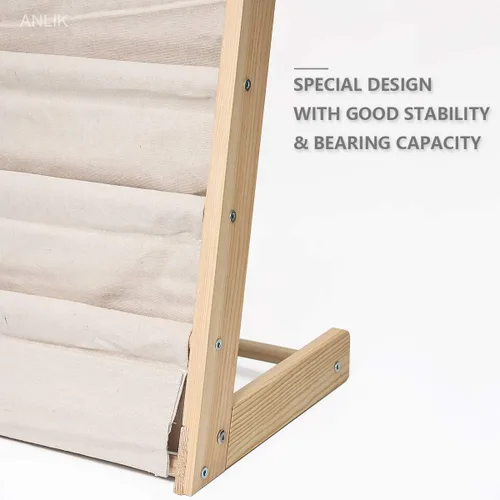 Miniatura 4 de Sling - Estantería para libros, para niños, color beige natural (beige, ancho: 25.4 pulgadas)