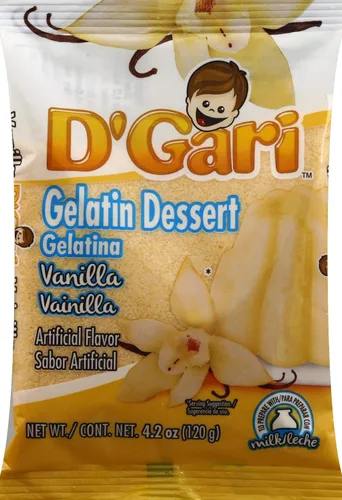 Miniatura 10 de D'Gari Gelatina Postre Vainilla - Dgari Vainilla paquete de 5 (VAINILLA)
