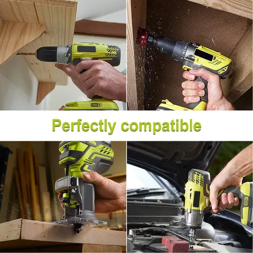 Miniatura 7 de energup Paquete de 2 baterías de repuesto de 3.8Ah para baterías Ryobi de 18 V P108 P104 P105 P102 P103 P122 P109