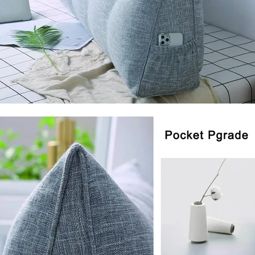 Miniatura 5 de Almohadas de TV para sentarse en la cama para adultos para sofá cama con funda extraíble, regalos para mamá