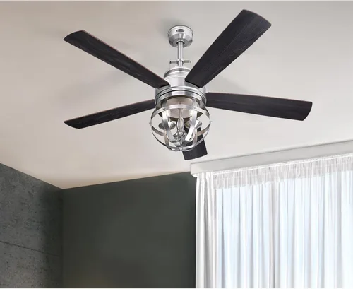 Miniatura 5 de Westinghouse 7305700 Stella Mira - Ventilador de techo, 52 pulgadas, níquel cepillado cepillado níquel